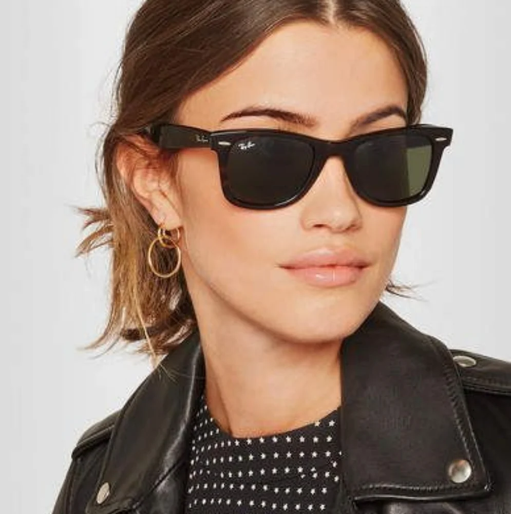 LIKE NEW Ray Ban Wayfarer Black RB2140 Men /Women Sunglasses
